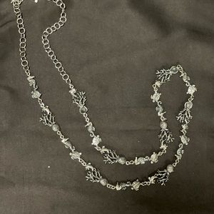 Extra Long Ocean Inspired Chain Necklace